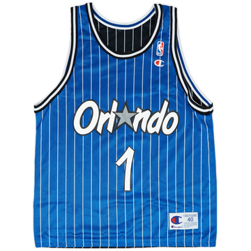 1995-98 Orlando Magic Hardaway #1 Champion Jersey (Reversible) M