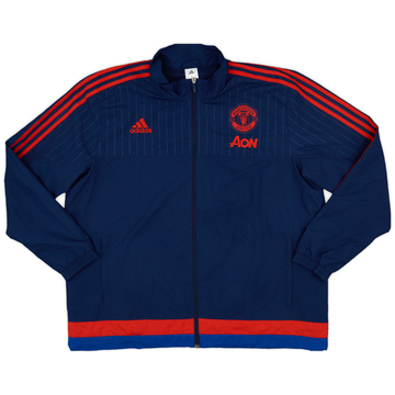 2015-16 Manchester United adidas Track Jacket - 9/10 - (XXL)