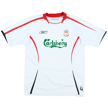 2005-06 Liverpool Away Shirt - 6/10 - (L.Boys)