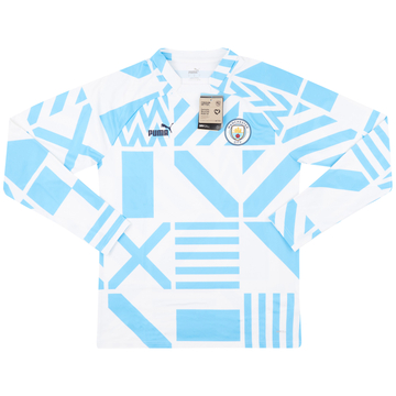 2022-23 Manchester City Puma Pre-Match Training Sweat Top