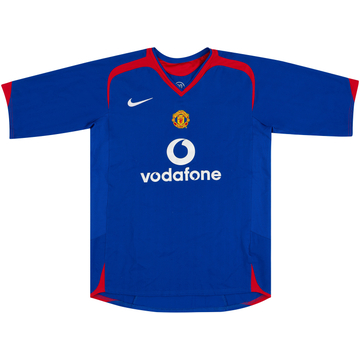 2005-06 Manchester United Away Shirt - 8/10 - (XL.Boys)