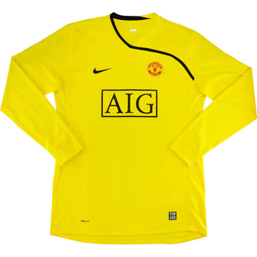 2008-09 Manchester United GK Shirt - 6/10 - (XL.Boys)
