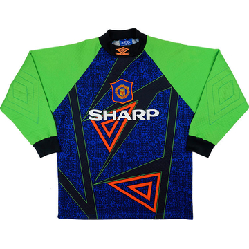 1994-96 Manchester United GK Shirt - 6/10 - (Y)