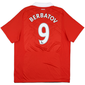 2010-11 Manchester United Home Shirt Berbatov #9 (XL)