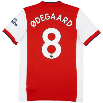 2021-22 Arsenal Home Shirt Odegaard #8 - 10/10 - (S)