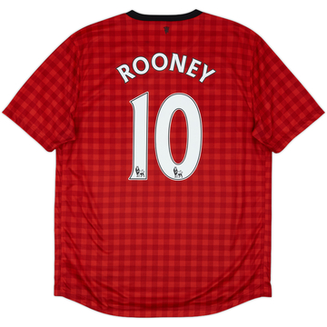 2012-13 Manchester United Home Shirt Rooney #10 - 4/10 - (L)