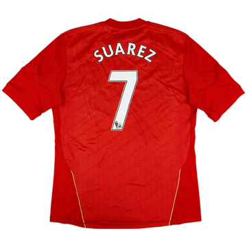2010-12 Liverpool Home Shirt Suarez #7 - 5/10 - (L)
