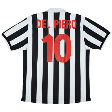 1998-99 Juventus Home Shirt Del Piero #10 - 5/10 - (XL)