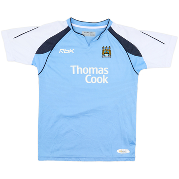 2006-07 Manchester City Home Shirt - 7/10 - (L.Boys)