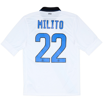 2011-12 Inter Milan Away Shirt Milito #22 - 6/10 - (S)