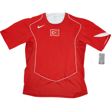2004-06 Turkey Player Issue Home Shirt (XL)