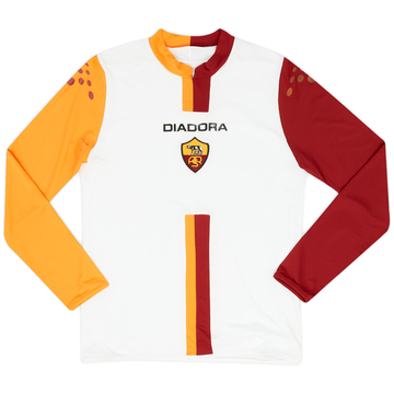 2005-06 Roma European Home L/S Shirt - 6/10 - (S)