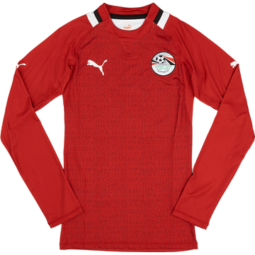2012-13 Egypt Player Issue L/S Home Shirt - 9/10 - (M)