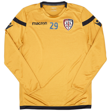 2018-19 Cagliari Player Issue L/S Training Shirt -#29 - 7/10 - (XL)
