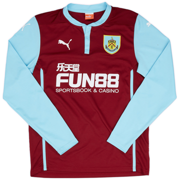 2014-15 Burnley L/S Home Shirt - 7/10 - (M)