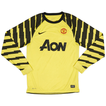 2010-11 Manchester United Yellow GK Shirt - 5/10 - (S)
