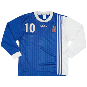 1994-95 Nice Player Issue adidas Training L/S Shirt #10 - 6/10 - (L)