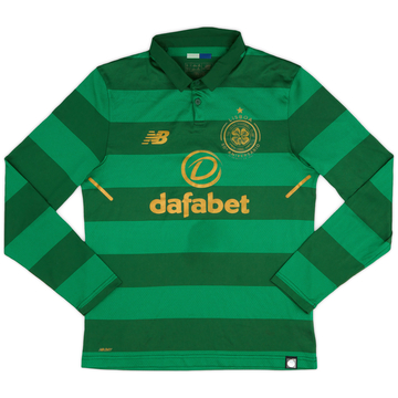 2017-18 Celtic 'Lisbon Lions 50th Anniversary' Away L/S Shirt - 6/10 - (S)