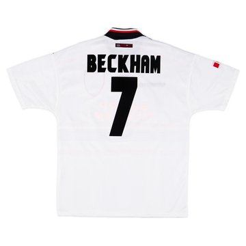 1997-99 Manchester United Away Shirt Beckham #7