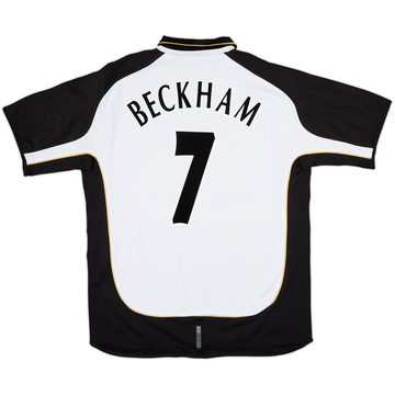 2001-02 Manchester United Centenary Away/Third Shirt Beckham #7 - 6/10 - (XL)