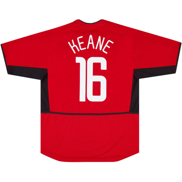 2002-04 Manchester United Home Shirt Keane #16