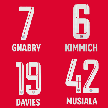 2021-23 Bayern Munich Home Name Set