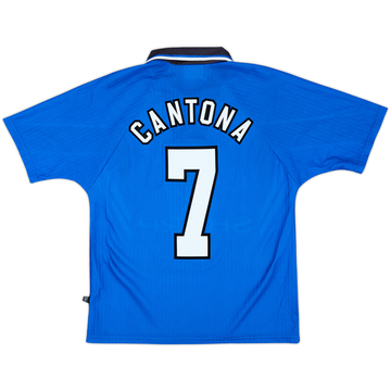 1996-98 Manchester United Third Shirt Cantona #7 - 8/10 - (Y)