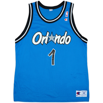 Camiseta de visitante Champion del Orlando Magic de Hardaway #1 1995-98 - 9/10 - (XL)