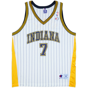 Camiseta de local Champion del Indiana Pacers 2000-02 de O'Neal #7 - 9/10 - (L)