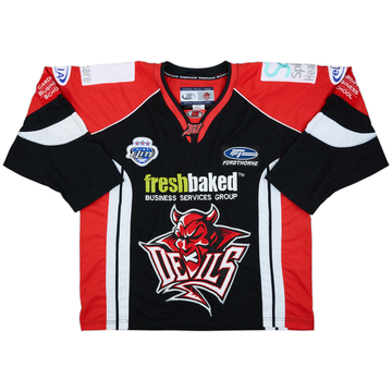 2009-10 Cardiff Devils CH Sports Home Jersey - 8/10 - (M)