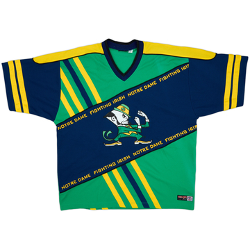 1990s Notre Dame Fighting Irish #74 CMP S/S Hockey Jersey - 6/10 - (L)
