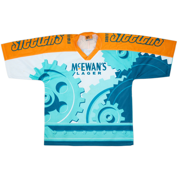 1996-97 Sheffield Steelers 'Signed' IceBrand Home Jersey - 5/10 - (M)