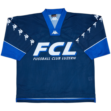 2000-02 FC Luzern Kappa Training Hockey Jersey - 9/10 - (XL)