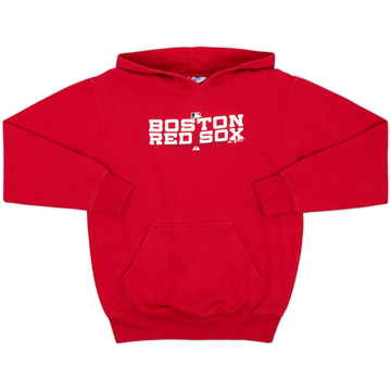 2006 Boston Red Sox Majestic Hooded Sweat Top - 7/10 - (L.Boys)