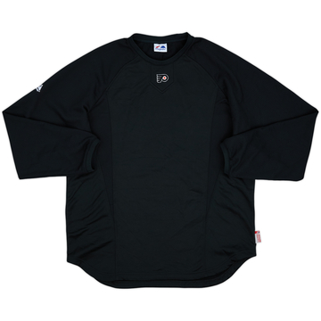 2010-11 Philadelphia Flyers Majestic Training Sweat Top - 9/10 - (L)