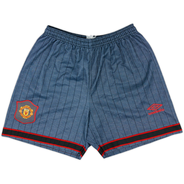 1995-96 Manchester United Shorts de visitante - 8/10 - (S)