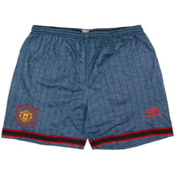 1995-96 Manchester United Pantalones cortos de visitante - 8/10 - (M)