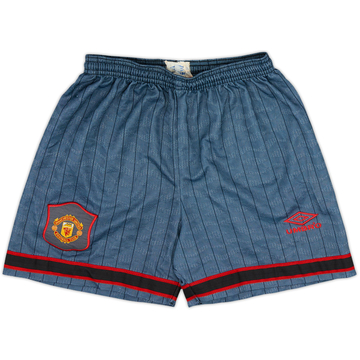 1995-96 Manchester United Shorts de visitante - 8/10 - (S)
