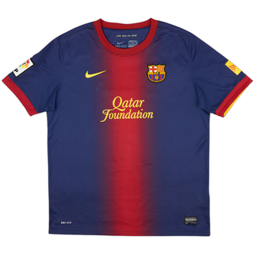 2012-13 Barcelona Home Shirt - 8/10 - (XL.Boys)