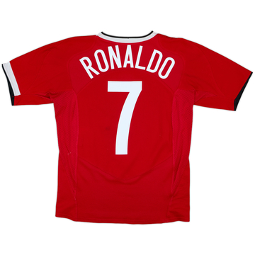 2004-06 Manchester United Home Shirt Ronaldo #7 - 7/10 - (XL.Boys)