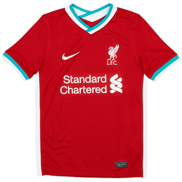 2020-21 Liverpool Home Shirt - 10/10 - (S.Boys)
