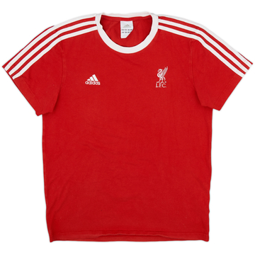 2010-11 Liverpool adidas Cotton Tee - 8/10 - (S)