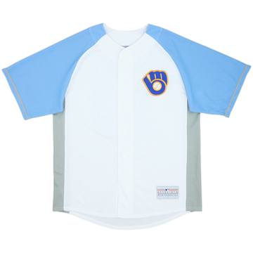 Camiseta MLB de Greinke #13 de los Milwaukee Brewers 2011 - 9/10 - (L)