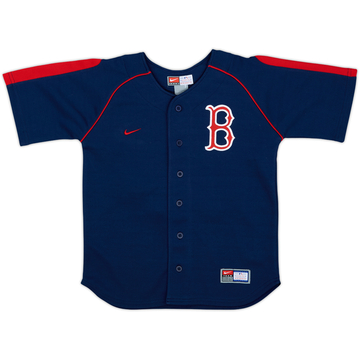 2006-09 Boston Red Sox Pedroia #15 Nike Jersey - 9/10 - (S.Boys)