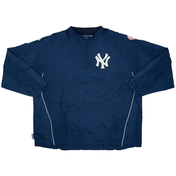 2014 Chaqueta de entrenamiento Majestic con cierre de un cuarto de los New York Yankees - 8/10 - (4XL)