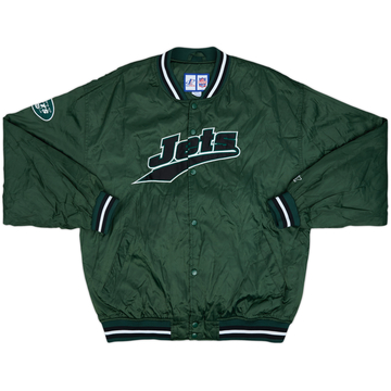 1996-99 New York Jets Logo Athletic Satin Varsity Jacket - 9/10 - (L)