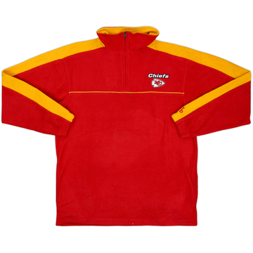 2000s Kansas City Chiefs NFL 1/4 Zip Fleece Jacket - 8/10 - (L)