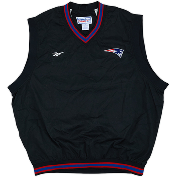 1990s New England Patriots Reebok Sleeveless Windbreaker Jacket - 9/10 - (XL)