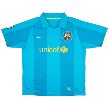 2007-09 Barcelona Away Shirt LKB TOUR 2008 - 7/10 - (XL)