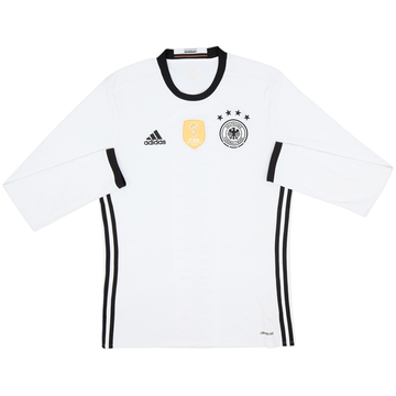 2015-16 Germany Home L/S Shirt - 6/10 - (S)